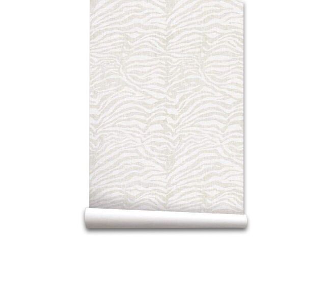 Papel pintado zebra zebra - beige - 1 rollo 55 x 300 cm