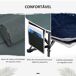 Cama de Camping Acero, Tela Oxford Outsunny Cama de Camping Acero, Tela Oxford Outsunny Azul