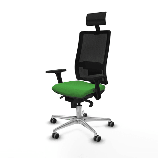 Cadeira de escritório com apoio para a cabeça Piqueras y Crespo 3D086G1 Verde