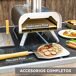 Horno para Pizza Acero Inoxidable Outsunny Horno para Pizza Acero Inoxidable Outsunny Gris