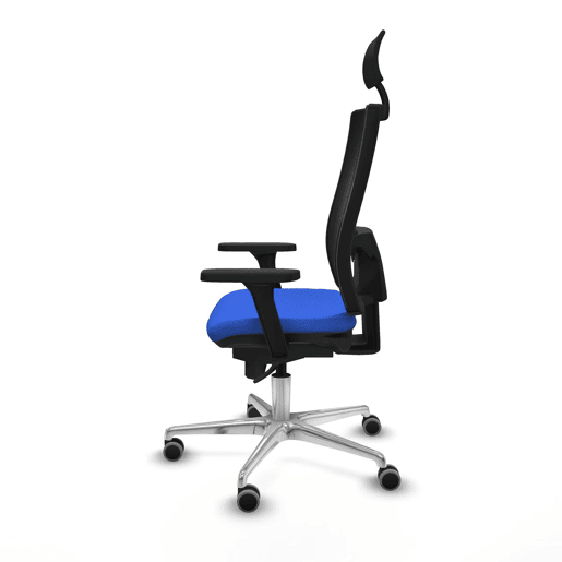 Cadeira de escritório com apoio para a cabeça Piqueras y Crespo 3D086G1 Azul