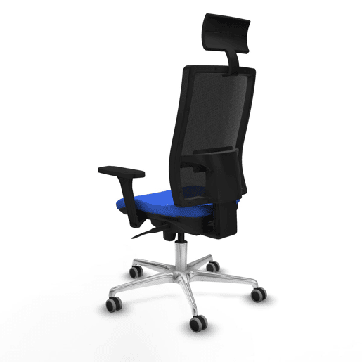 Cadeira de escritório com apoio para a cabeça Piqueras y Crespo 3D086G1 Azul