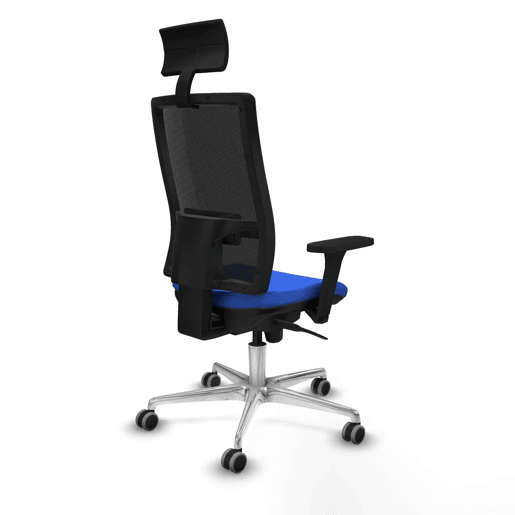 Cadeira de escritório com apoio para a cabeça Piqueras y Crespo 3D086G1 Azul