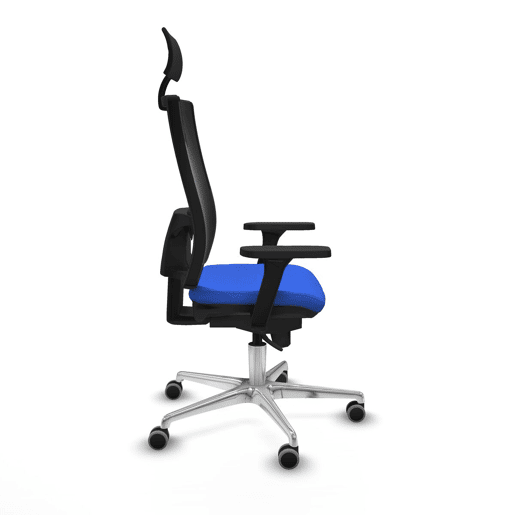 Cadeira de escritório com apoio para a cabeça Piqueras y Crespo 3D086G1 Azul