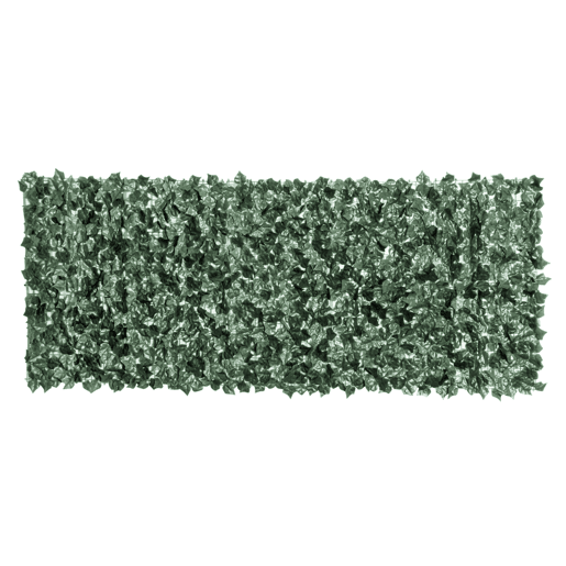 Outsunny Vedação Artificial em Rolo 2,4x1 m Vedação de Privacidade para Balcão Jardim Exterior Planta Decorativa de Parede PE Verde