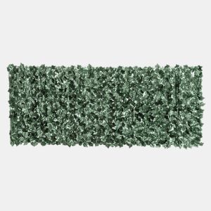 Outsunny Vedação Artificial em Rolo 2,4x1 m Vedação de Privacidade para Balcão Jardim Exterior Planta Decorativa de Parede PE Verde