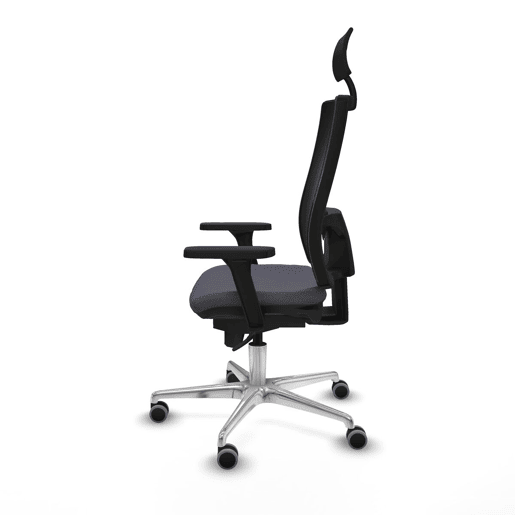 Cadeira de escritório com apoio para a cabeça Piqueras y Crespo 3D086G1 Cinzento escuro
