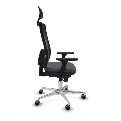 Cadeira de escritório com apoio para a cabeça Piqueras y Crespo 3D086G1 Cinzento escuro