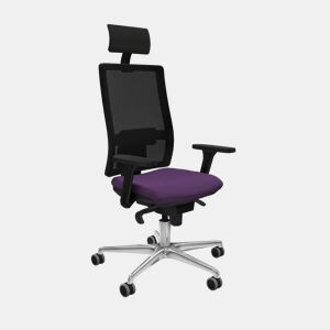Cadeira de escritório com apoio para a cabeça Piqueras y Crespo 3D086G1 Roxo