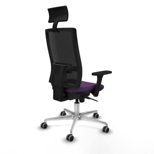 Cadeira de escritório com apoio para a cabeça Piqueras y Crespo 3D086G1 Roxo