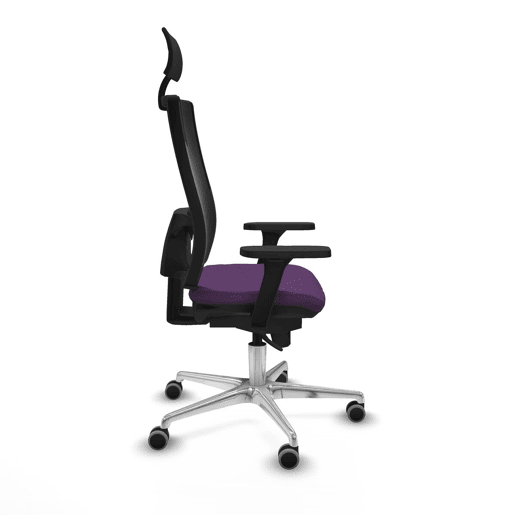 Cadeira de escritório com apoio para a cabeça Piqueras y Crespo 3D086G1 Roxo