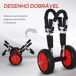 Carrito de Transporte Aluminio, NBR HOMCOM Carrito de Transporte Aluminio, NBR HOMCOM Multicolor
