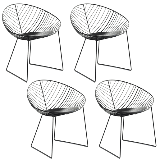 Cadeira Mons Preta com Encosto Ergonômico e Assento Acolchoado, Ideal para Escritório ou Estúdio, com Design Moderno e Elegante
