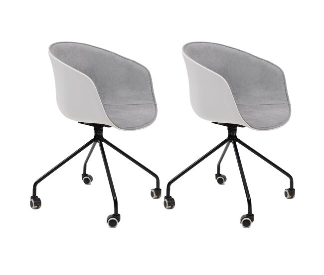 Silla cute wheels gris