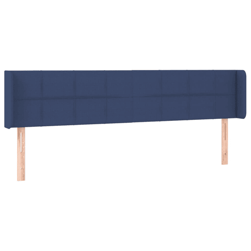 vidaXL Cabeceira de cama c luzes LED tecido 163x16x7888 cm azul vidaXL Cabeceira de cama c luzes LED tecido 163x16x7888 cm azul