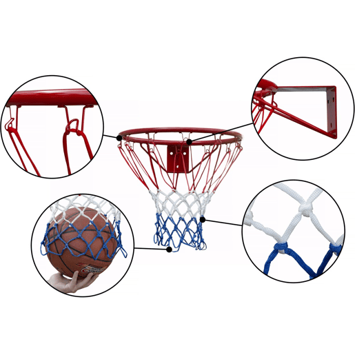 Cesto de basquetebol universal para estrutura de madeira