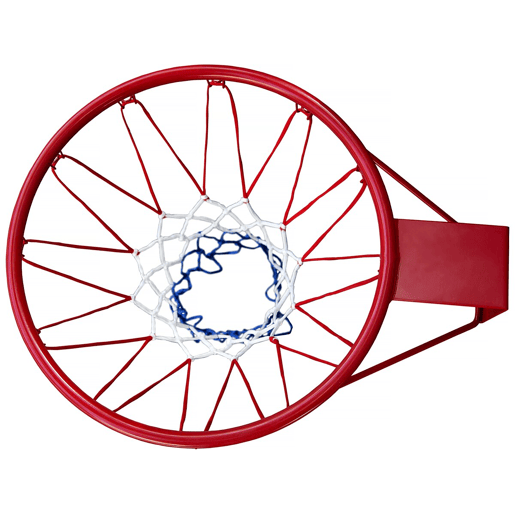 Cesto de basquetebol universal para estrutura de madeira