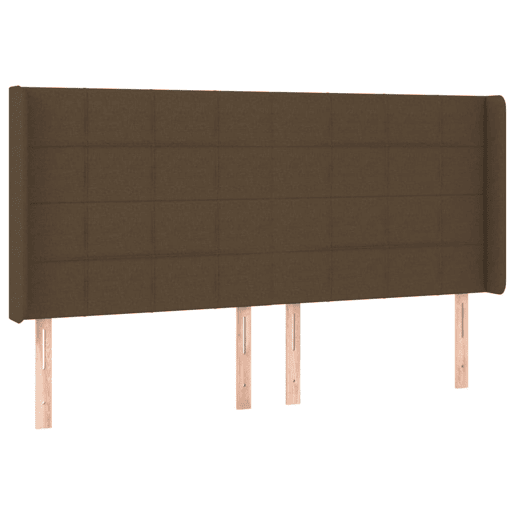 vidaXL Cabeceira de cama c luzes LED tecido 183x16x118128cm castanho vidaXL Cabeceira de cama c luzes LED tecido 183x16x118128cm castanho