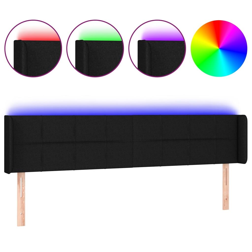 Cabecero Con Led 203 Negro