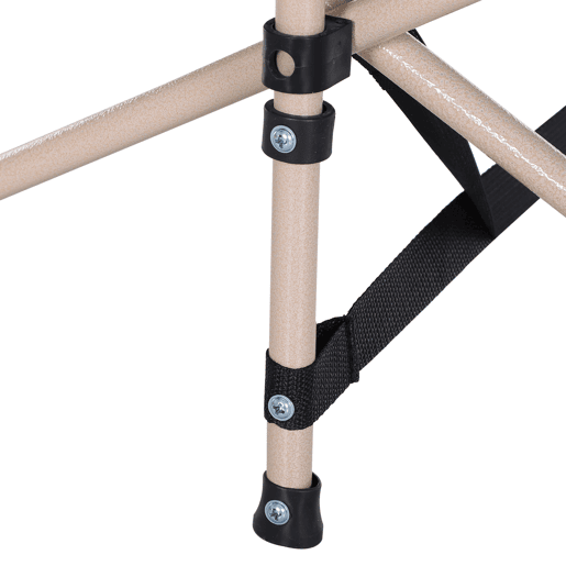 Outsunny Cama Dobrável de Camping em Tecido Oxford 600D com 1 Bolso Lateral, Bolsa de Transporte e Estrutura de Aço, Suporta até 150 kg, Ideal para Praia e Caminhadas, 190x68x52 cm, Preto