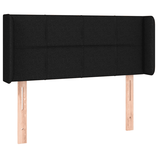 vidaXL Cabeceira de cama c luzes LED tecido 93x16x7888 cm preto vidaXL Cabeceira de cama c luzes LED tecido 93x16x7888 cm preto