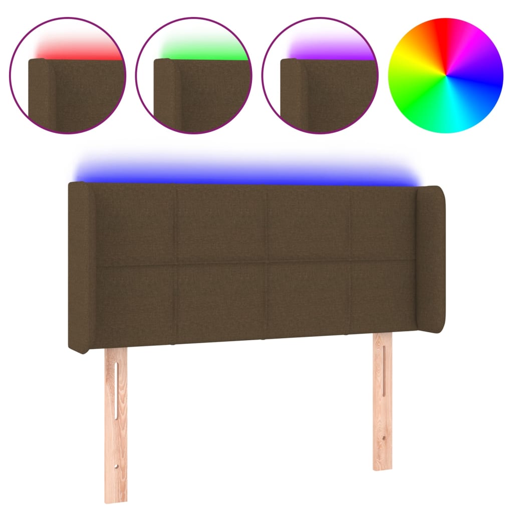 Cabecero Con Led 103 Marrón