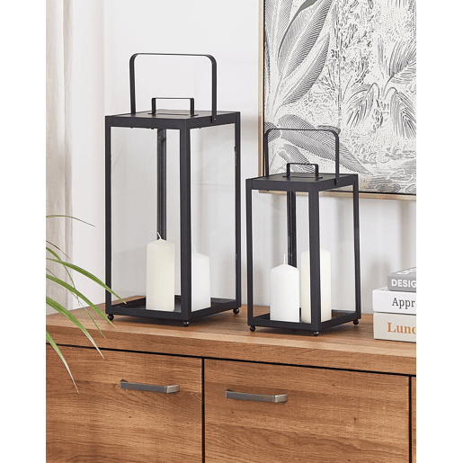 Lanterna LEPAR Metal 41 cm Preto