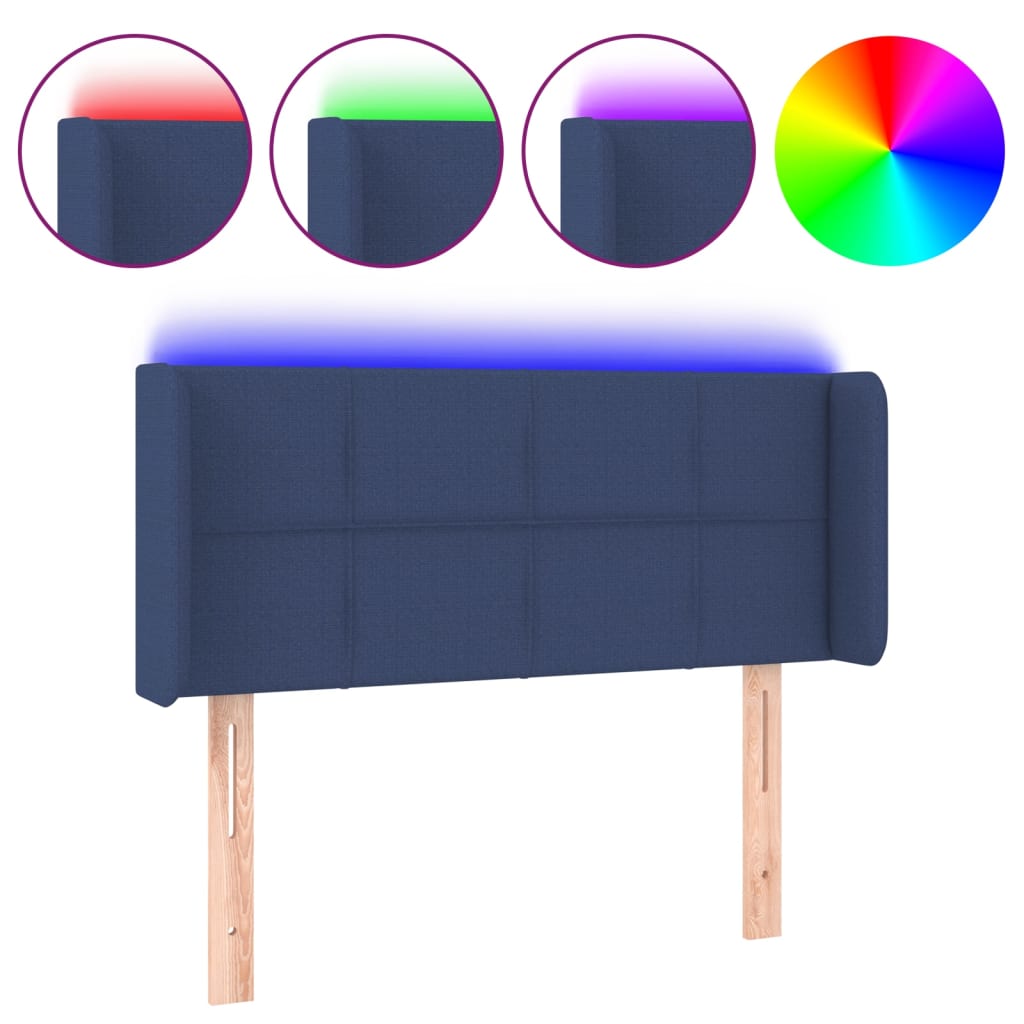Cabecero Con Led 103 Azul