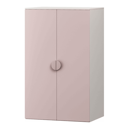 Armário de criança Sandnes com 2 portas 123x60x40 cm BrancoRosaen.casa Armário de criança Sandnes com 2 portas 123x60x40 cm BrancoRosaen.casa