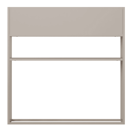Suporte para plantas Joensuu com prateleira 80x80x25cm cinzento claro en.casa Suporte para plantas Joensuu com prateleira 80x80x25cm cinzento claro en.casa