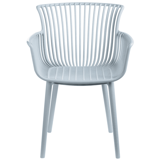 Conjunto de 4 cadeiras de jardim PESARO Azul claro