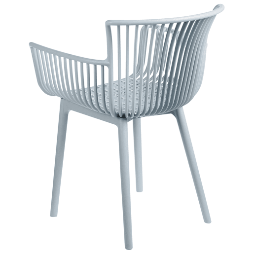 Conjunto de 4 cadeiras de jardim PESARO Azul claro