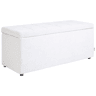 Repousa-pés com arrumação OREM Tecido Branco creme