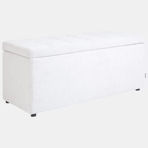 Repousa-pés com arrumação OREM Tecido Branco creme