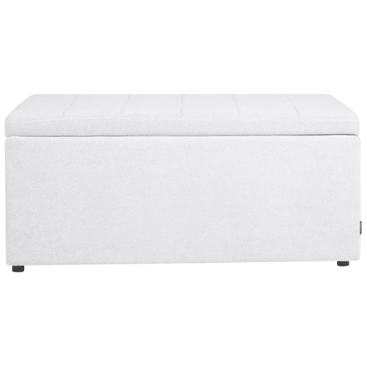 Repousa-pés com arrumação OREM Tecido Branco creme Repousa-pés com arrumação OREM Tecido Branco creme