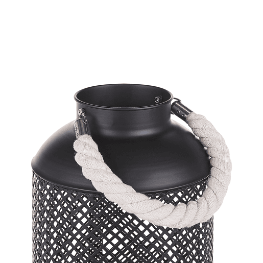 Lanterna CORON Metal 34 cm Preto
