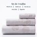 Set toallas baño Scalpers Home Set toallas baño Scalpers Home Blanco