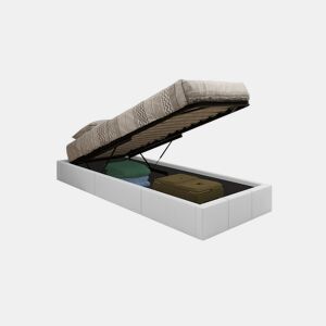 Cama Sommier Home Individual (Branco)(200×90 cm)