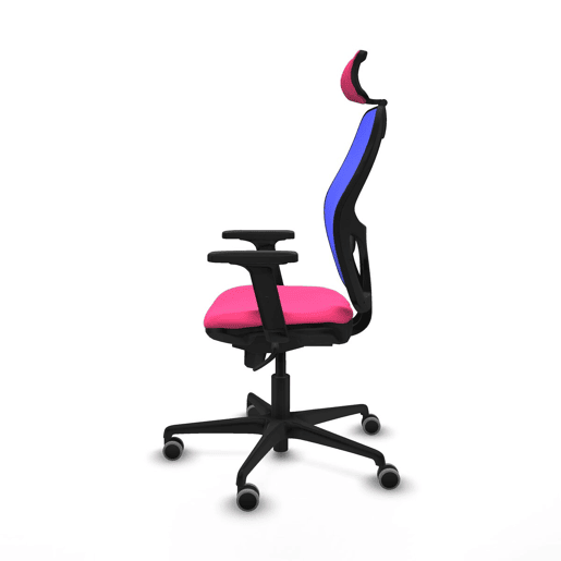 Cadeira de escritório com apoio para a cabeça Jorquera Piqueras y Crespo 2D036G2 Cor de Rosa
