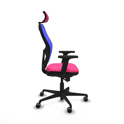 Cadeira de escritório com apoio para a cabeça Jorquera Piqueras y Crespo 2D036G2 Cor de Rosa