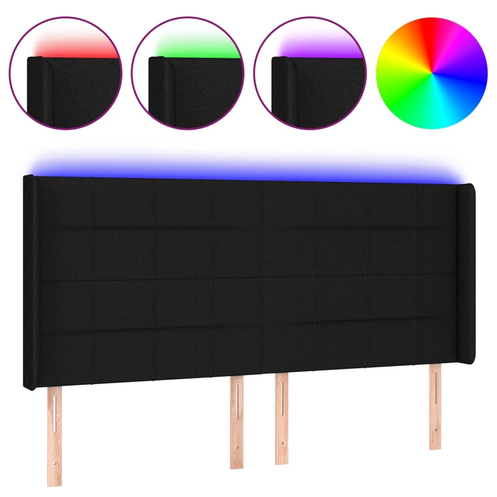 Cabecero Con Led 203 Negro