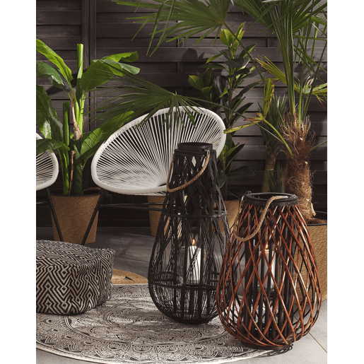 Lanterna KIUSIU Madeira de salgueiro 60 cm Castanho
