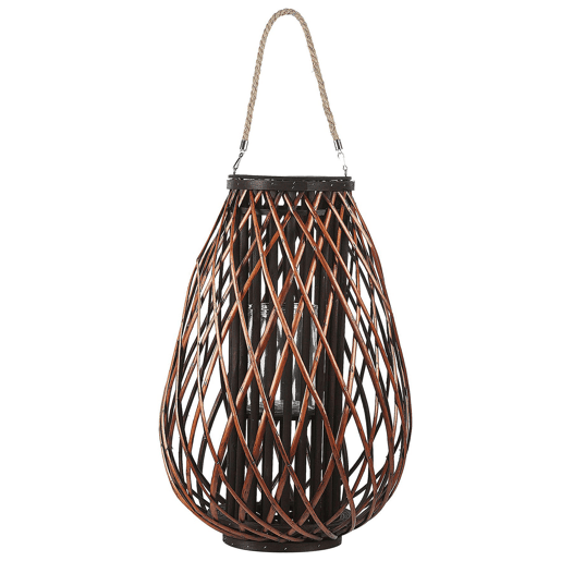 Lanterna KIUSIU Madeira de salgueiro 60 cm Castanho