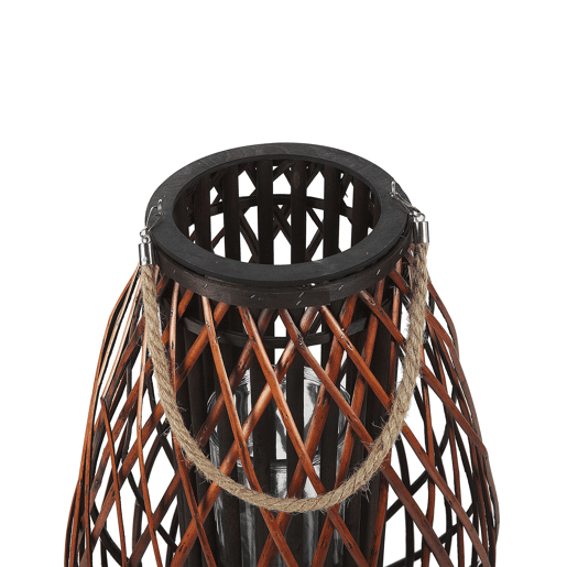 Lanterna KIUSIU Madeira de salgueiro 60 cm Castanho