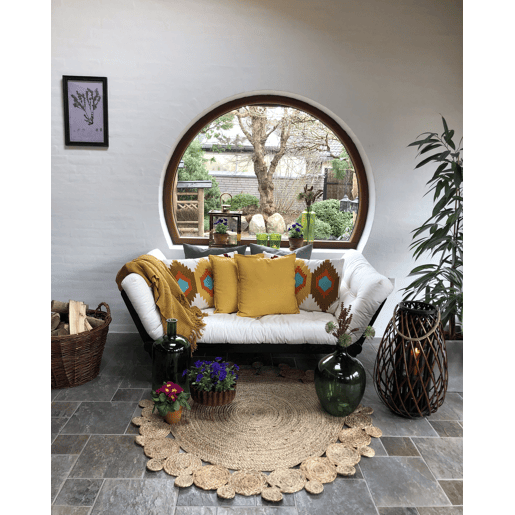 Lanterna KIUSIU Madeira de salgueiro 60 cm Castanho