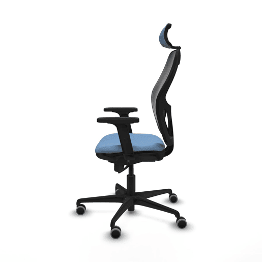 Cadeira de escritório com apoio para a cabeça Jorquera Piqueras y Crespo 2D036G2 Azul celeste