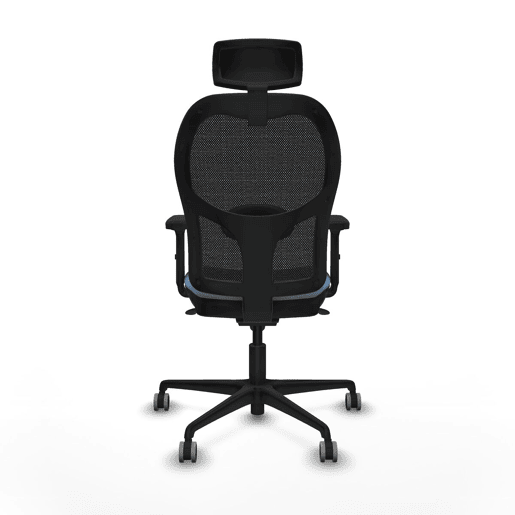 Cadeira de escritório com apoio para a cabeça Jorquera Piqueras y Crespo 2D036G2 Azul celeste