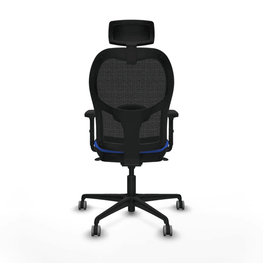 Cadeira de escritório com apoio para a cabeça Jorquera Piqueras y Crespo 2D036G2 Azul