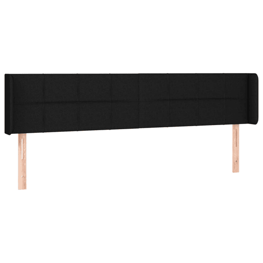 vidaXL Cabeceira de cama c luzes LED tecido 183x16x7888 cm preto vidaXL Cabeceira de cama c luzes LED tecido 183x16x7888 cm preto