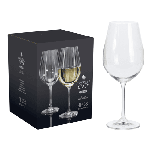 Conjunto de 4 Taças de Vinho Branco